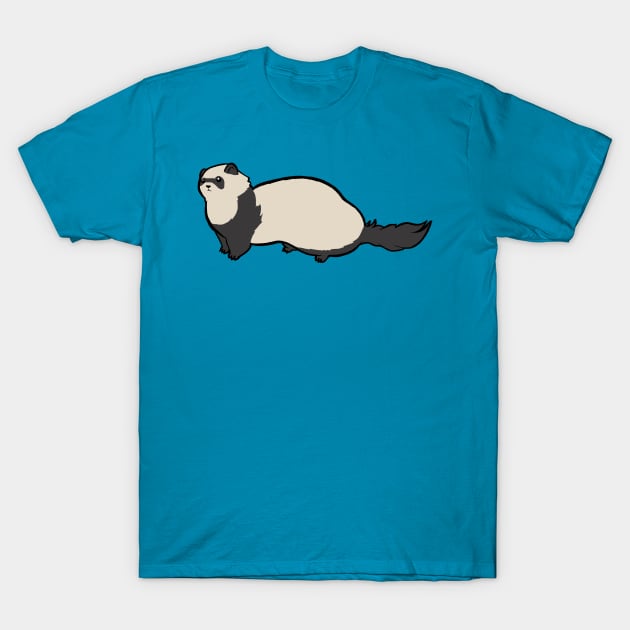 Cute Ferret T-Shirt by saradaboru